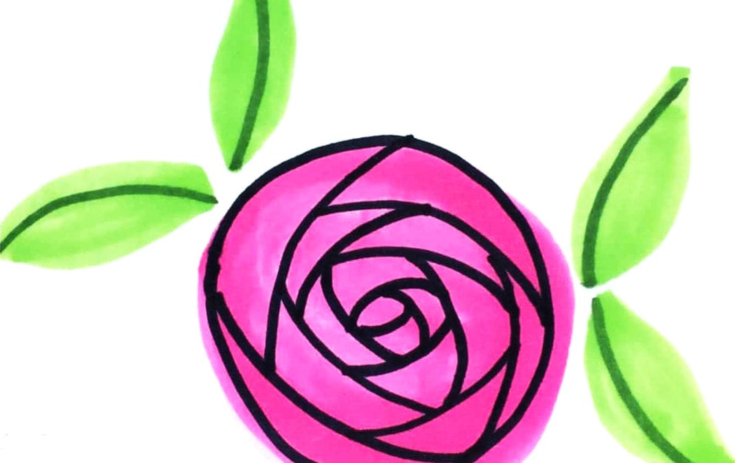 ART CART AT HOME: Stylised Roses