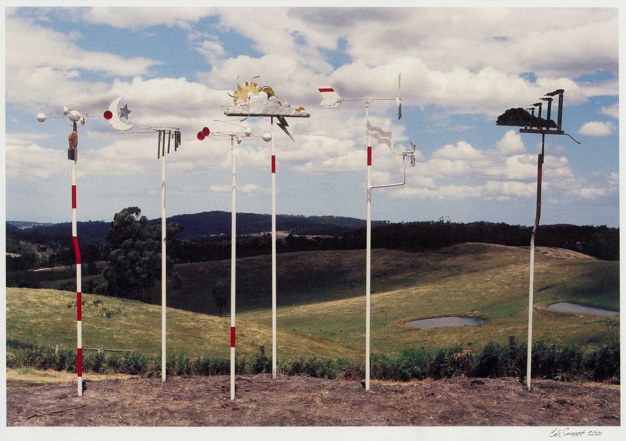 Colin Suggett, Something in the wind, 1989, Colour photograph, 70 x 92 cm framed, Colin Suggett Collection, gift of the artist to Latrobe Regional Gallery, 2001.
