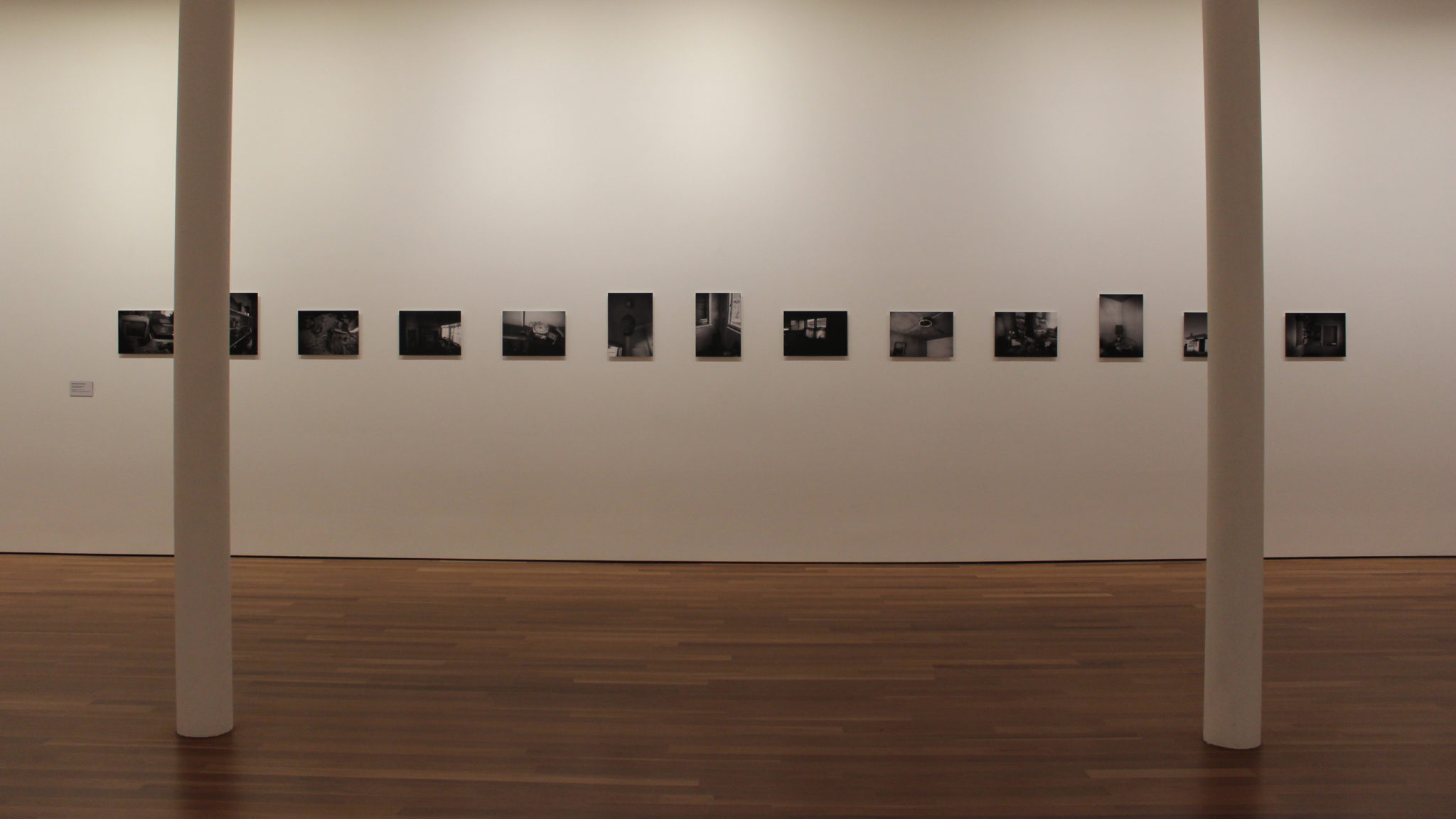 Installation view of Pezaloom, Long after love left (series), 2014, Type C photograph on dibond mount, 29.7 x 42 cm, Latrobe Regional Gallery Collection, purchased 2019. Shown Gallery 4, Latrobe Regional Gallery, 2020.