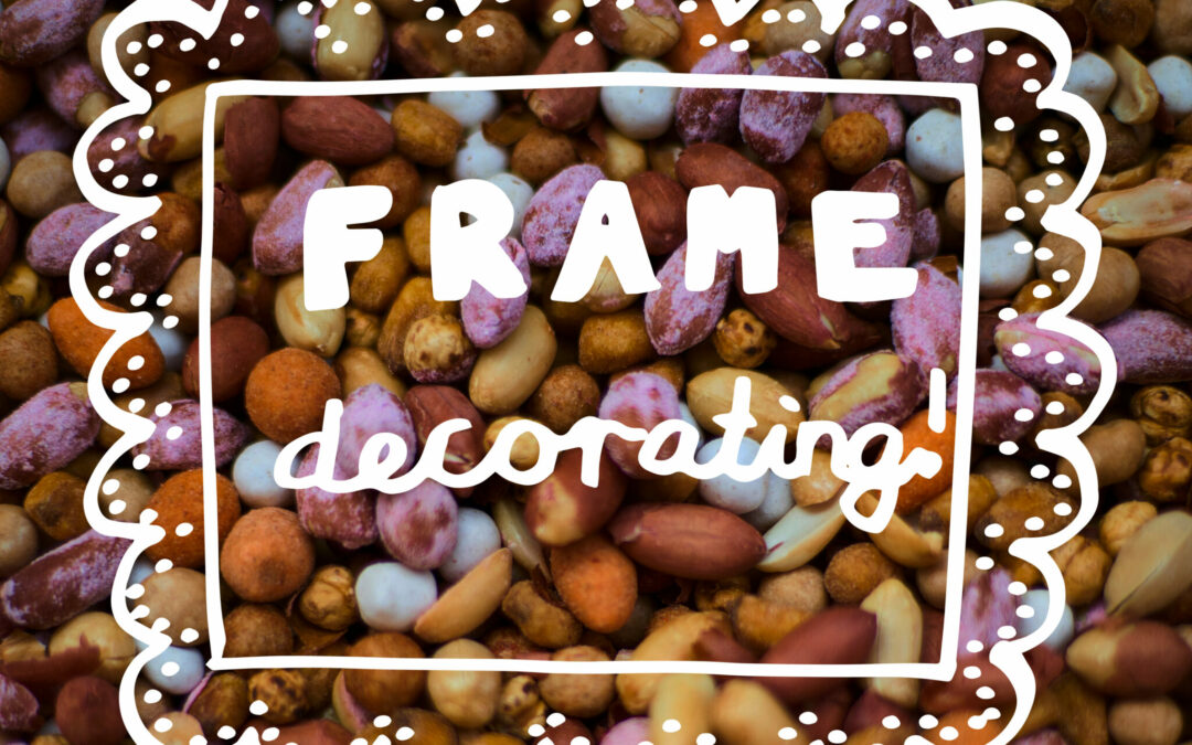 Make: Mosaic Photo Frames with Dried Beans!